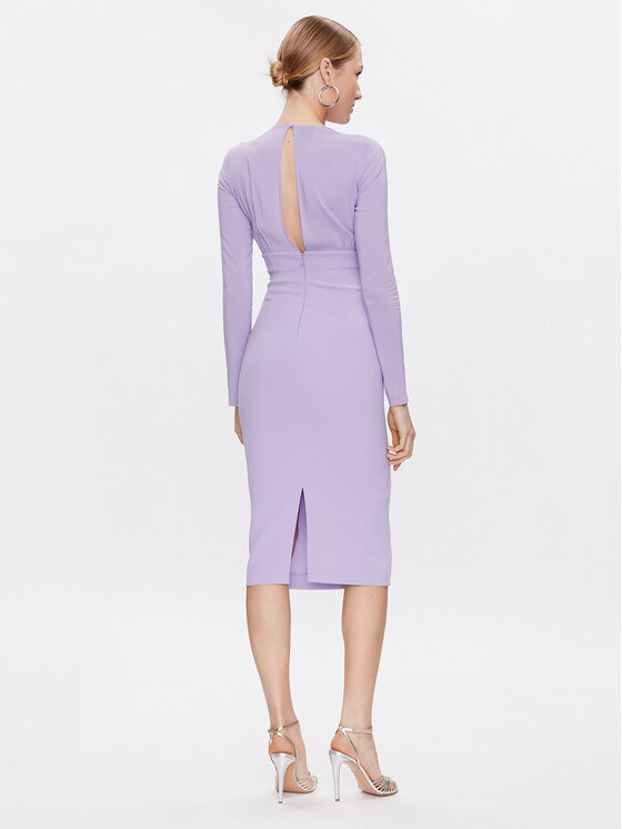 PINKO Pinko Kokteilinė suknelė Ancasti 100111 A0GM Violetinė Regular Fit