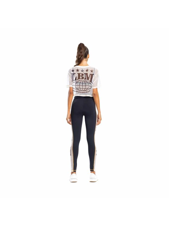 LaBellaMafia LaBellaMafia Legginsy LABELLAMAFIA LEGGING BOXER BLACK Czarny Regular Fit