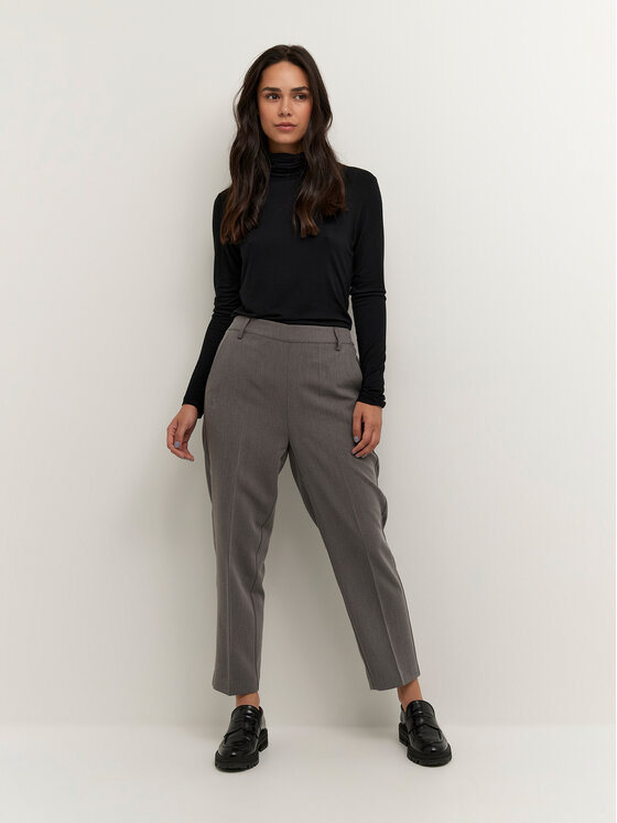Kaffe Kaffe Hlače Sakura 10506127 Siva Relaxed Fit