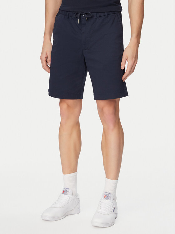 Jack & Jones Jack & Jones Pantalon scurți din material Jaiden Rocco 12292831 Bleumarin Regular Fit