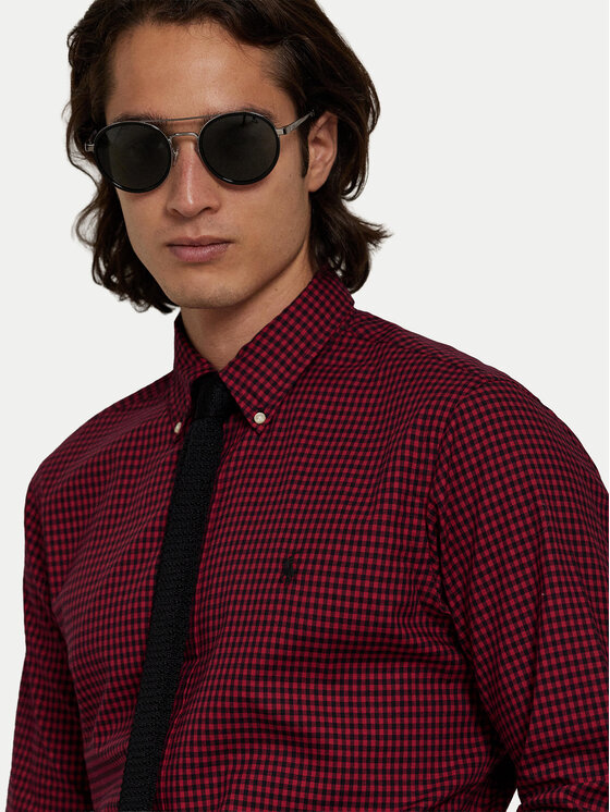 Polo Ralph Lauren Polo Ralph Lauren Hemd 710953644001 Dunkelrot Custom Fit
