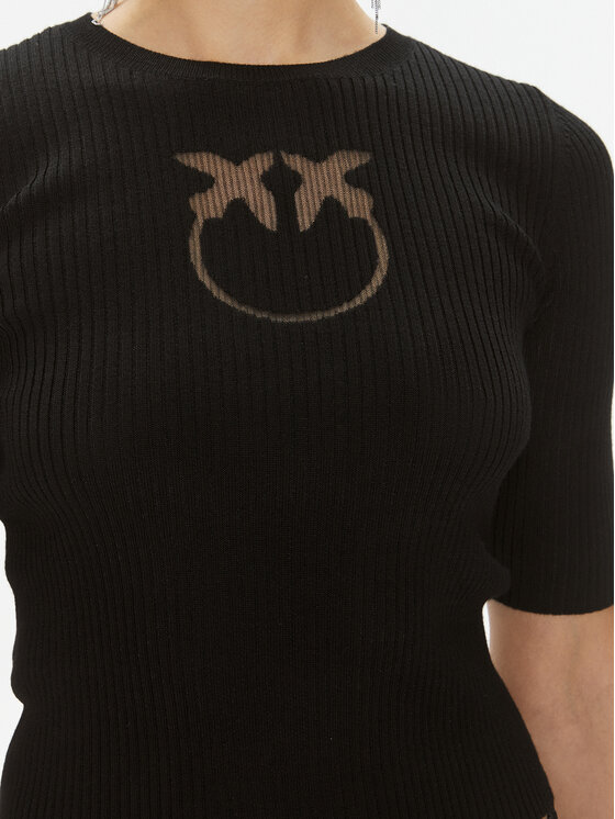 PINKO Pinko Sweater Tritone 102017 A18M Fekete Slim Fit
