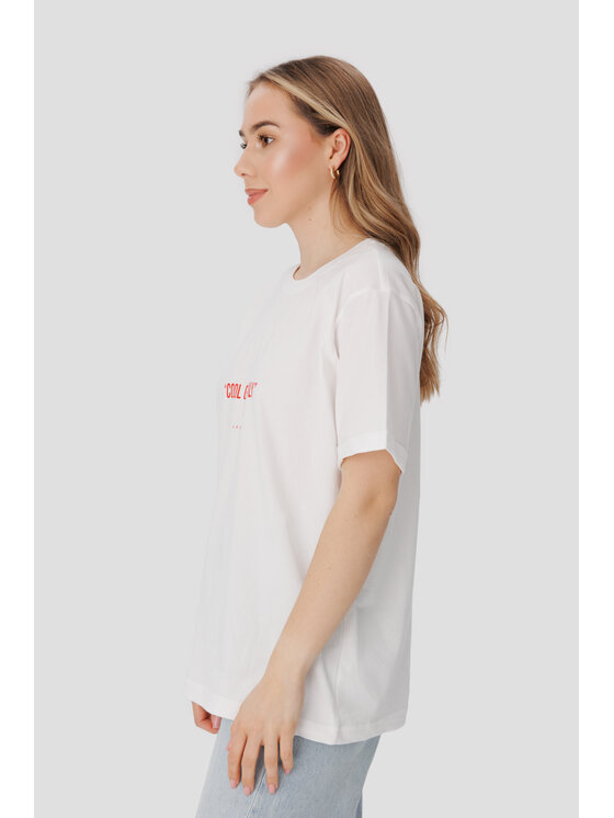 LAURELLA LAURELLA T-Shirt 1SS014 Bílá Regular Fit