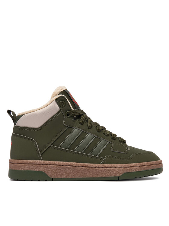 adidas adidas Sneakersy Rapid Court Mid Winterized Shoes KI6325 Zielony