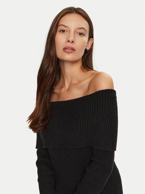 ONLY ONLY Kootud kleit Katia 15344233 Must Slim Fit