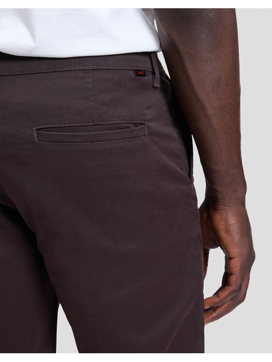 Lee Lee Jeansy REGULAR CHINO Brązowy Straight Leg