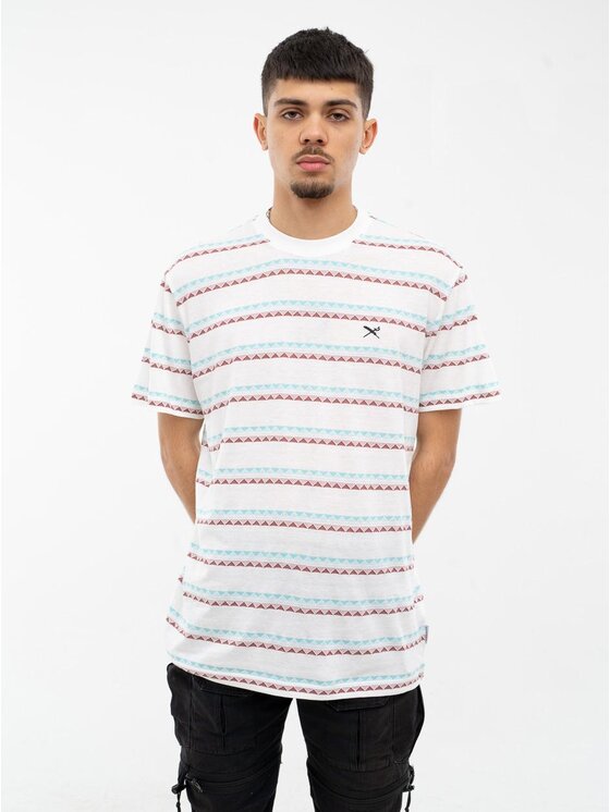 Iriedaily Iriedaily T-Shirt Koszulka Z Krótkim Rękawem Iriedaily Monte Noe Jaque 0 Biała M Biały Regular Fit
