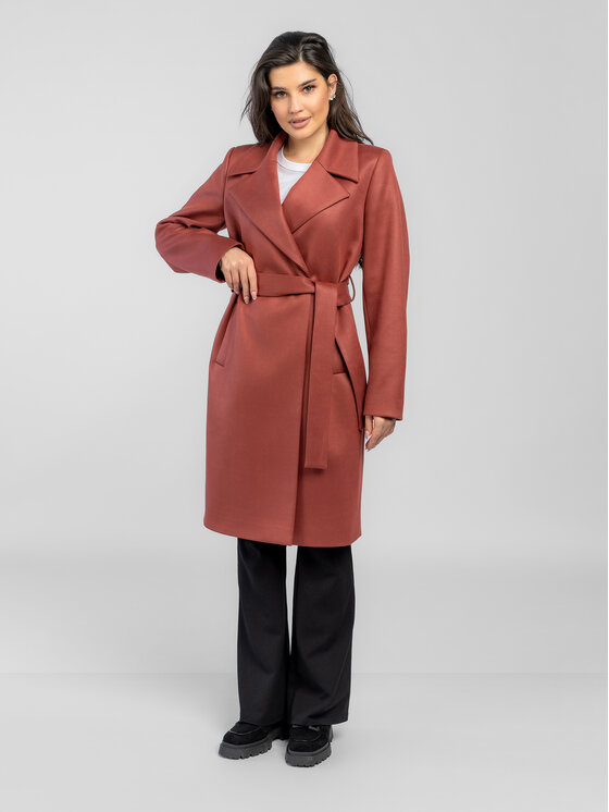 Salme Salme Trencz Veronica Czerwony Regular Fit