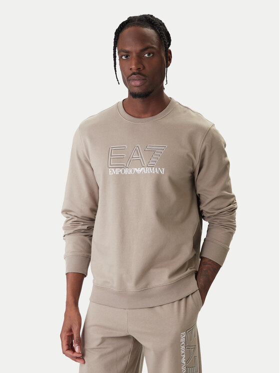 EA7 Emporio Armani Bluză 7M001312 AF13512 U6167 Bej Regular Fit