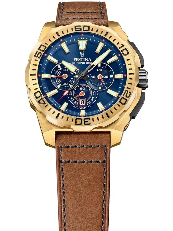 Festina Festina Zegarek F20728-1 Brązowy