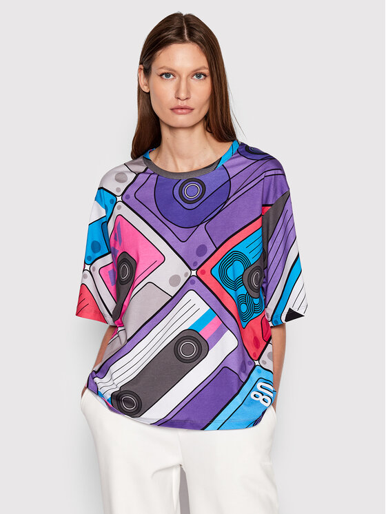 Ice Play Tričko 22I U2M0 F102 6324 S741 Farebná Relaxed Fit