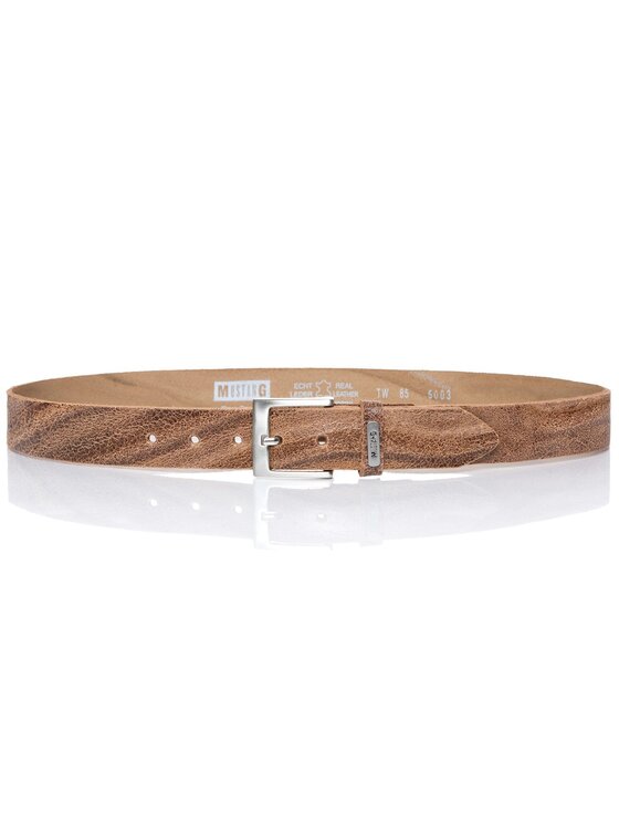 Mustang Mustang Cintura da uomo LEDERG'RTEL Marrone