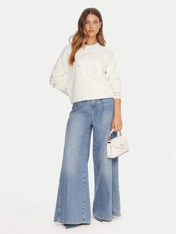 Guess Guess Светр W5BR42 Z26I2 Écru Relaxed Fit