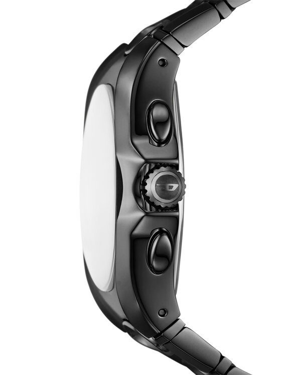 Diesel Diesel Ročna ura D-Curve Chronograph DZ4696 Črna