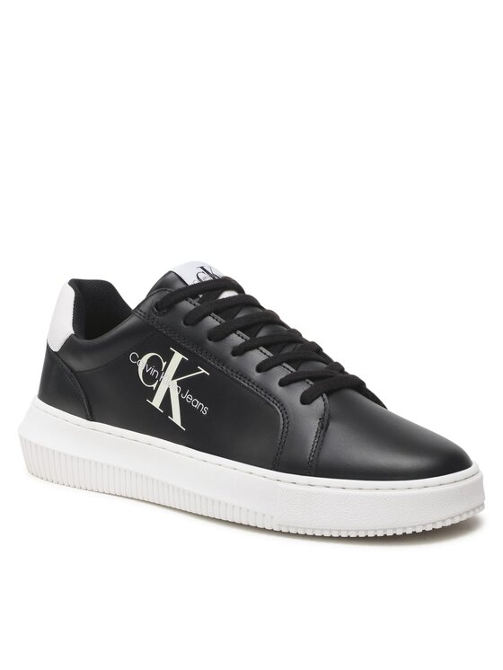 Calvin Klein Jeans Calvin Klein Jeans Снікерcи Chunky Cupsole Monologo YM0YM00681 Чорний