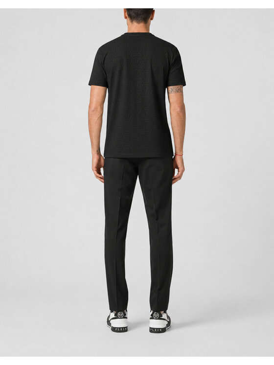 PHILIPP PLEIN PHILIPP PLEIN Tričko 31667 Čierna Regular Fit