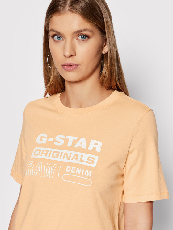 Fit Raw D19953-4107-C962 T-Shirt Originals Regular G-Star Orange Label