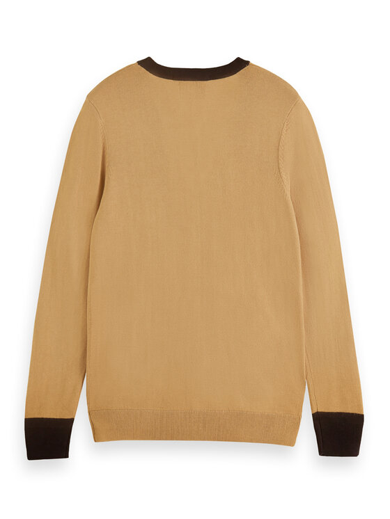 Scotch & Soda Scotch & Soda Кардиган 169303 Бежов Regular Fit
