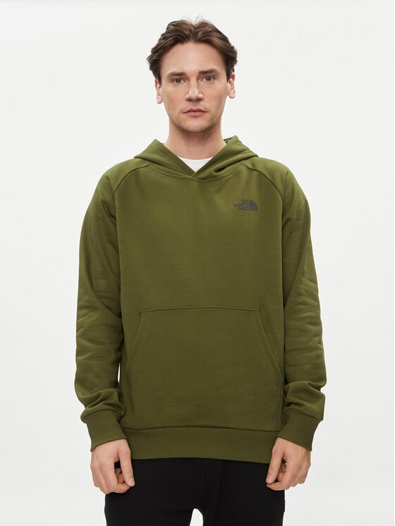 The North Face Felpa Redbox NF0A2ZWU Verde Regular Fit, taglia : M