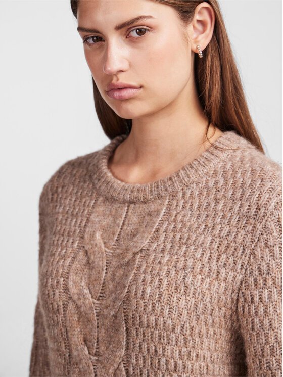 Pieces Pieces Kootud kleit 17140378 Pruun Regular Fit