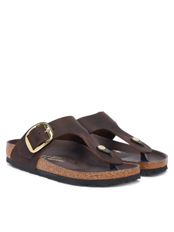 Birkenstock Birkenstock Джапанки Gizeh Big Buckle 1033002 Тъмнокафяв