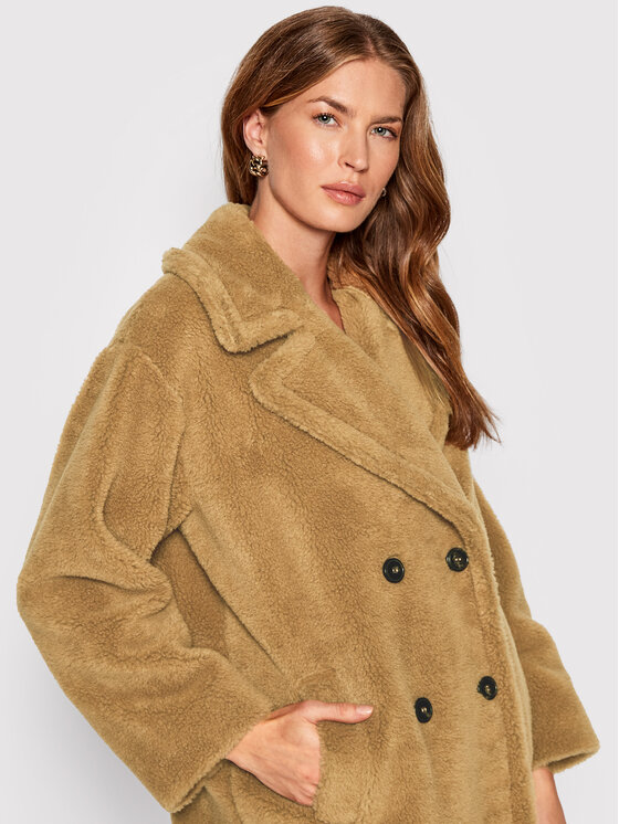 Marella Marella Δέρμα προβάτου Osanna 39060328 Μπεζ Regular Fit