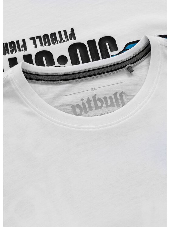 PITBULL PITBULL T-Shirt MIDWAY Biały Regular Fit
