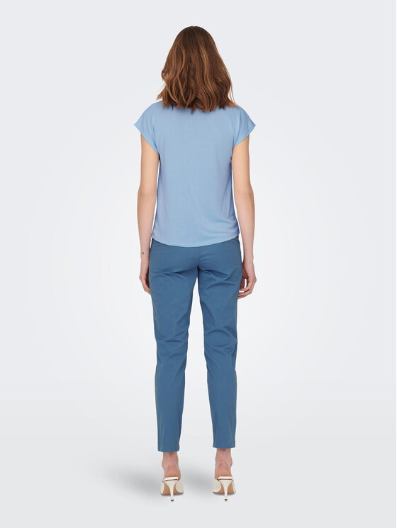 ONLY ONLY Tricou Free 15287041 Albastru celest Regular Fit