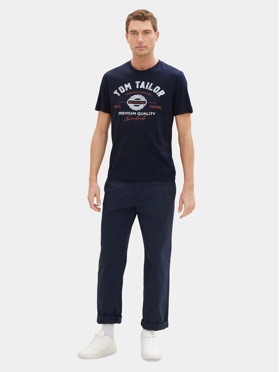 Tom Tailor Tom Tailor T-Shirt 1037735 Tmavomodrá Regular Fit