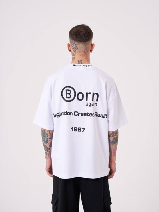 Machinist Machinist T-Shirt Koszulka Z Krótkim Rękawem Męska Oversize Biała Machinist Imagination Creates M Biały Oversize