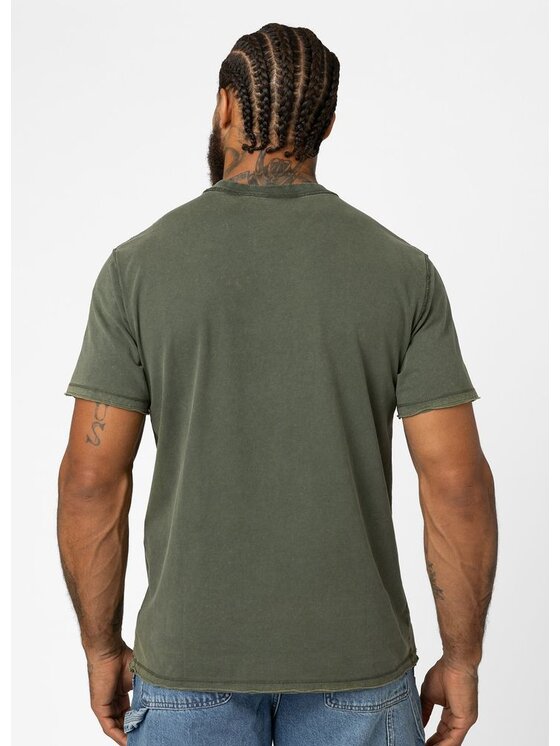 PITBULL PITBULL T-Shirt NORTON APP Zielony Regular Fit