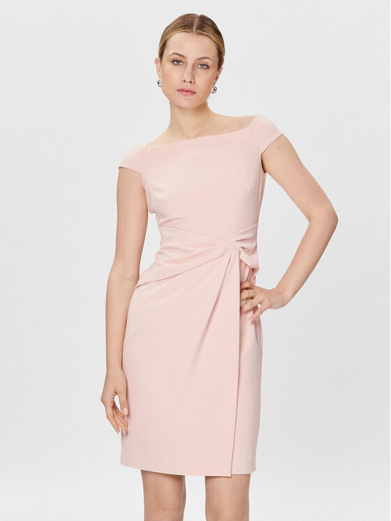 Lauren Ralph Lauren Rochie de seară 253863510014 Portocaliu Slim Fit