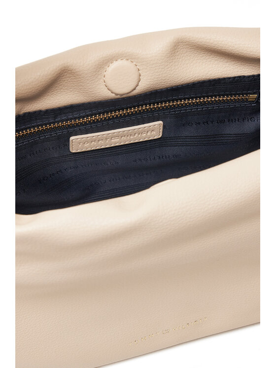 Tommy Hilfiger Tommy Hilfiger Torebka Th Soft Summer Mini Bucket AW0AW17541 Beżowy
