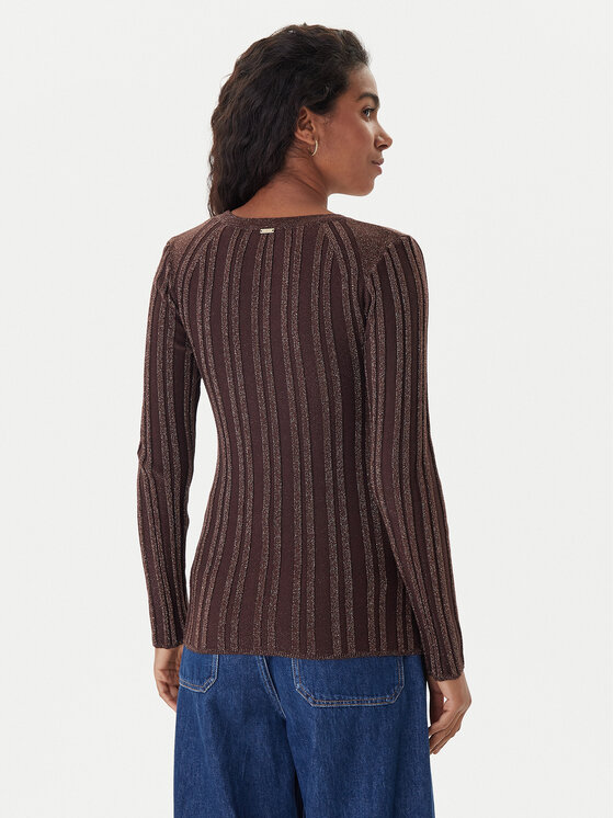 Fracomina Fracomina Pullover FJ25WT7013K463Q7 Braun Slim Fit