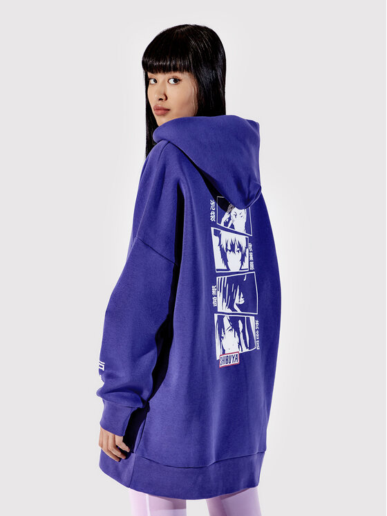 Togoshi Togoshi Μπλούζα Unisex TG22-BLU004 Σκούρο μπλε Oversize