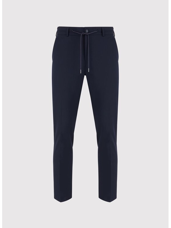 Pako Lorente Pako Lorente Spodnie materiałowe P25WF-WX-017 Granatowy Slim Fit