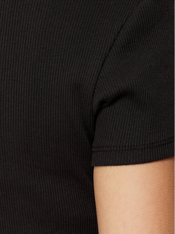 Tommy Jeans Tommy Jeans T-Shirt DW0DW19502 Schwarz Slim Fit