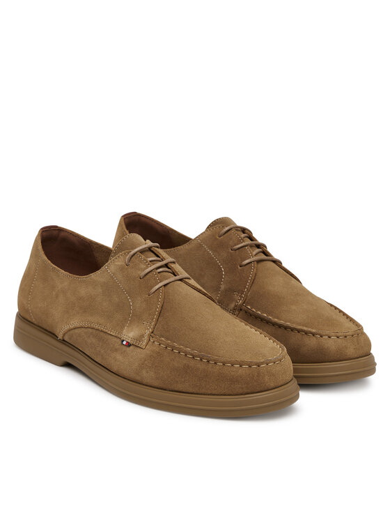 Tommy Hilfiger Tommy Hilfiger Mokasini Moc T Derby FM0FM05495 Rjava