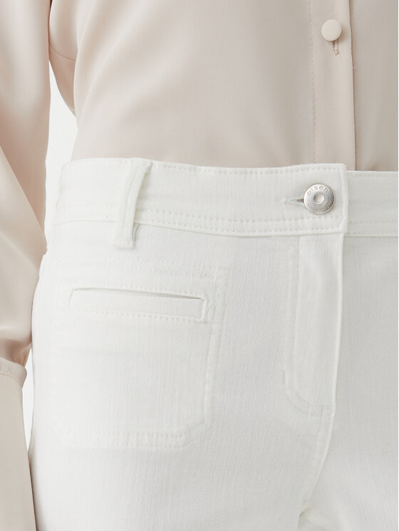 Olsen Olsen Traperice 14002252 Bijela Wide Leg