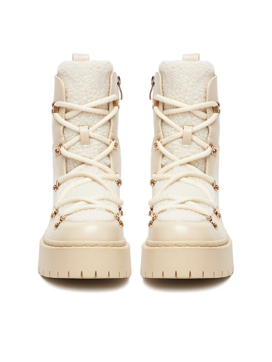 DeeZee DeeZee Schnürschuhe 13123-15 Écru