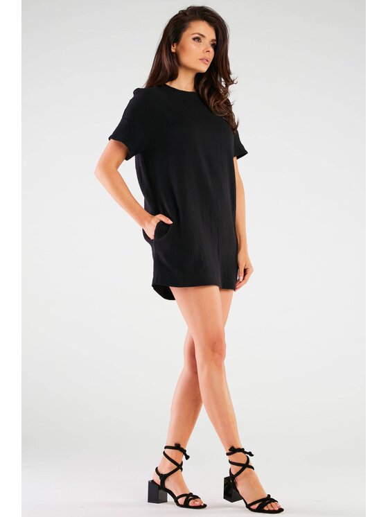 Infinite You Infinite You Sukienka M259 Czarny Basic Fit