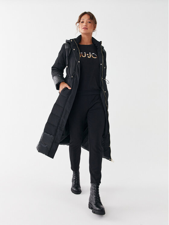 Liu Jo Sport Liu Jo Sport Kevad-sügis jope TF3011 T3552 Must Regular Fit