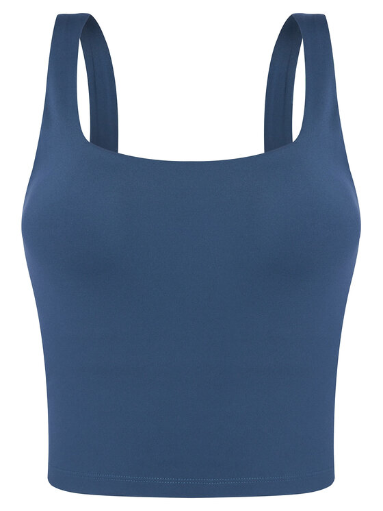 Girlfriend Collective Girlfriend Collective Top Tommy 1045 Tmavomodrá Slim Fit