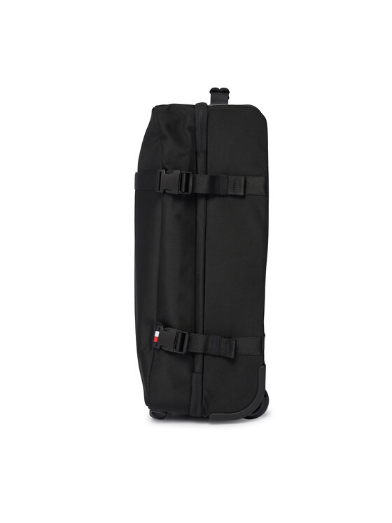 Tommy Hilfiger Tommy Hilfiger Салонна валіза Th Nylon Travel Soft AM0AM13474 Чорний