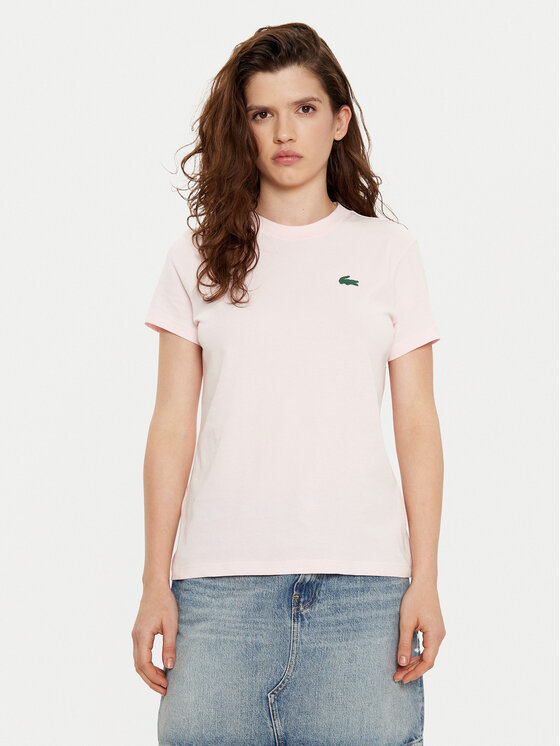 Lacoste T-krekls TF9246 Rozā Slim Fit