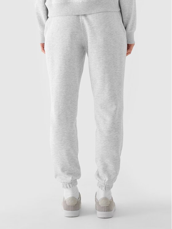 4F 4F Pantaloni da tuta 4FWMM00TTROF1137-27M Grigio Regular Fit