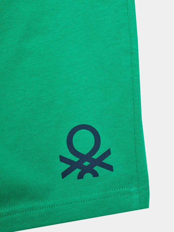 United Colors Of Benetton United Colors Of Benetton Sportske kratke hlače 3BL0G900Q Zelena Regular Fit