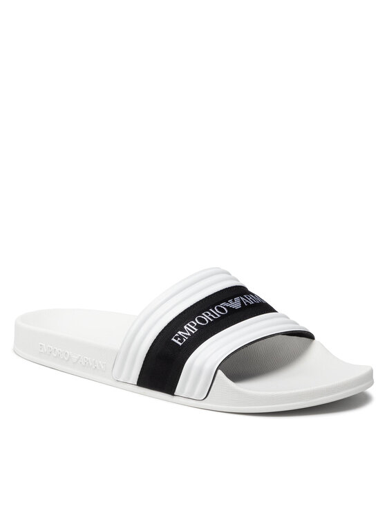 Emporio Armani Emporio Armani Klapki XVPS03 XN127 00001 Biały