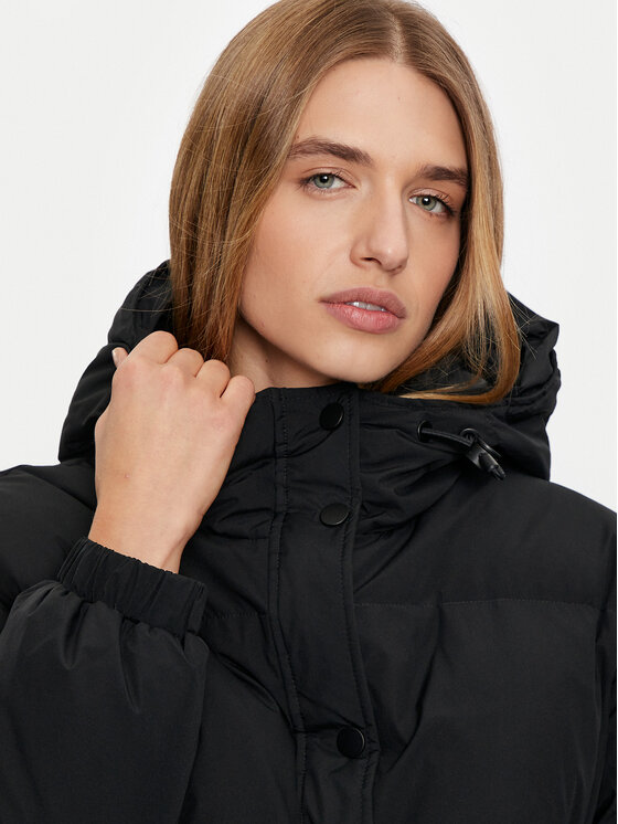 United Colors Of Benetton United Colors Of Benetton Пухено яке 2JF8DN061 Черен Regular Fit