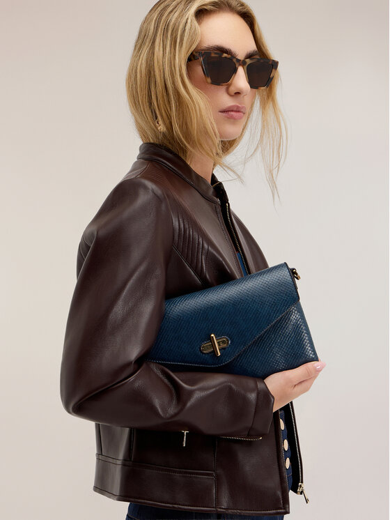 Motivi Motivi Kurtka z imitacji skóry R032Q001169N022 Brązowy Regular Fit